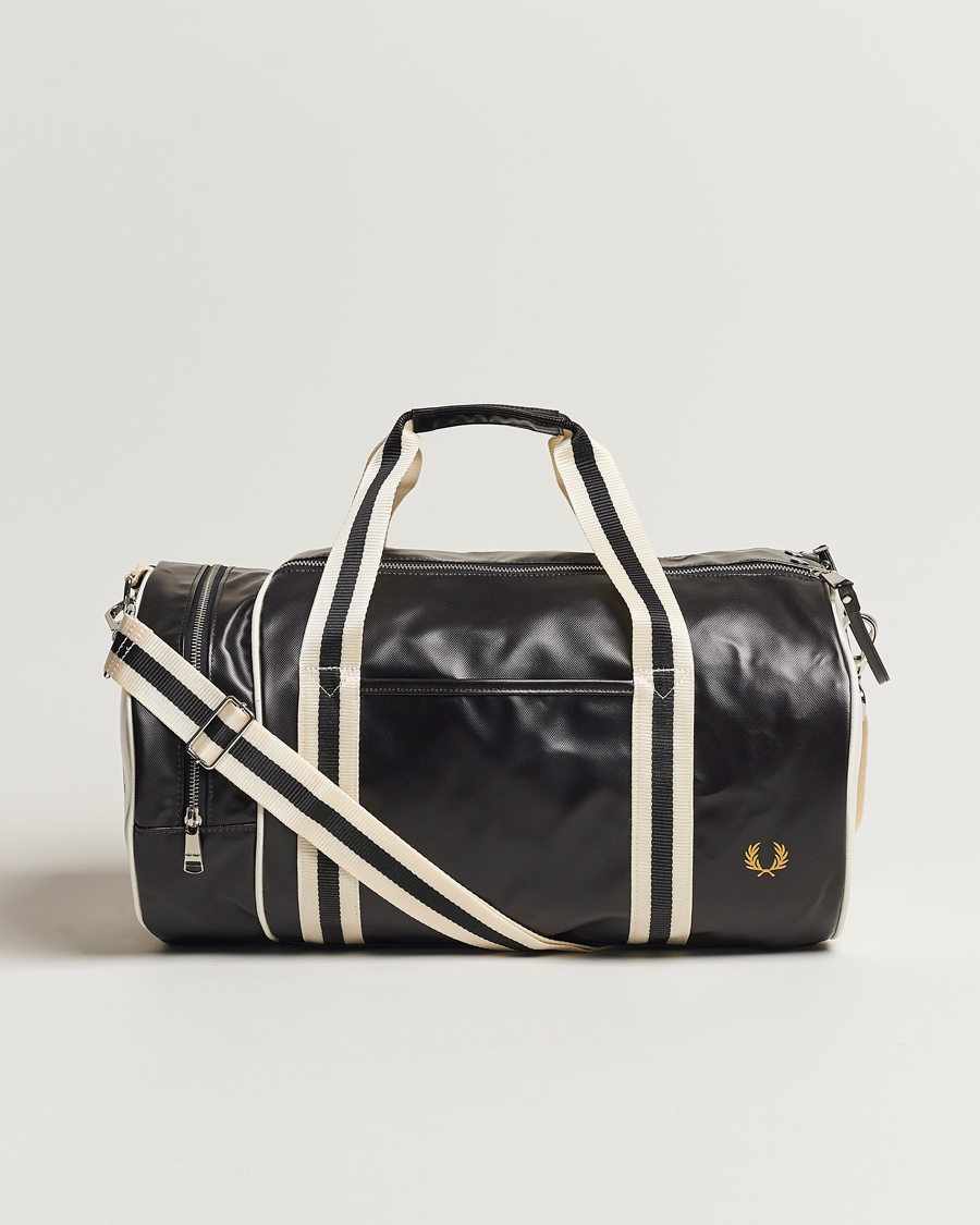 Mies | Laukut | Fred Perry | Classic Barrel Bag Black/Ecru