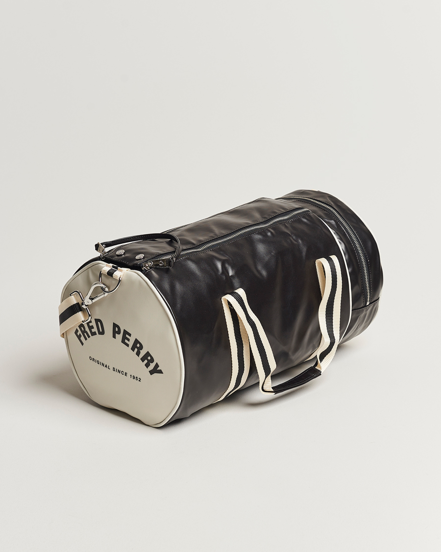 Mies | Laukut | Fred Perry | Classic Barrel Bag Black/Ecru