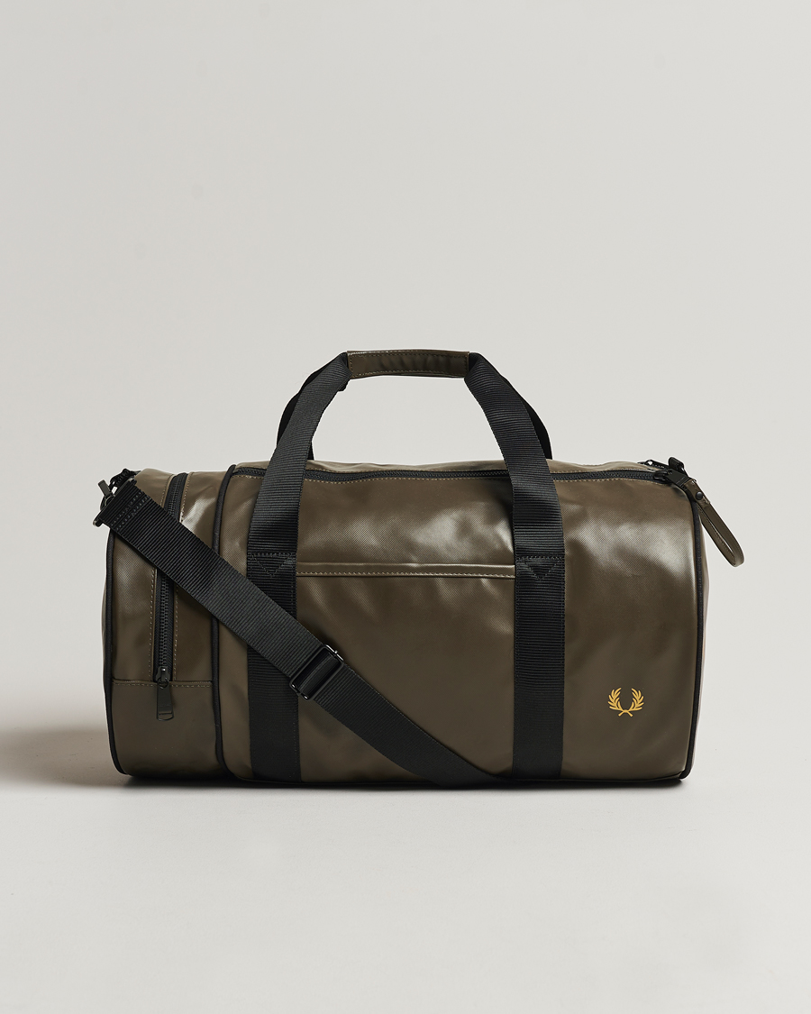 Mies | Fred Perry Tonal Classic Barrel Bag Uniform Green | Fred Perry | Tonal Classic Barrel Bag Uniform Green