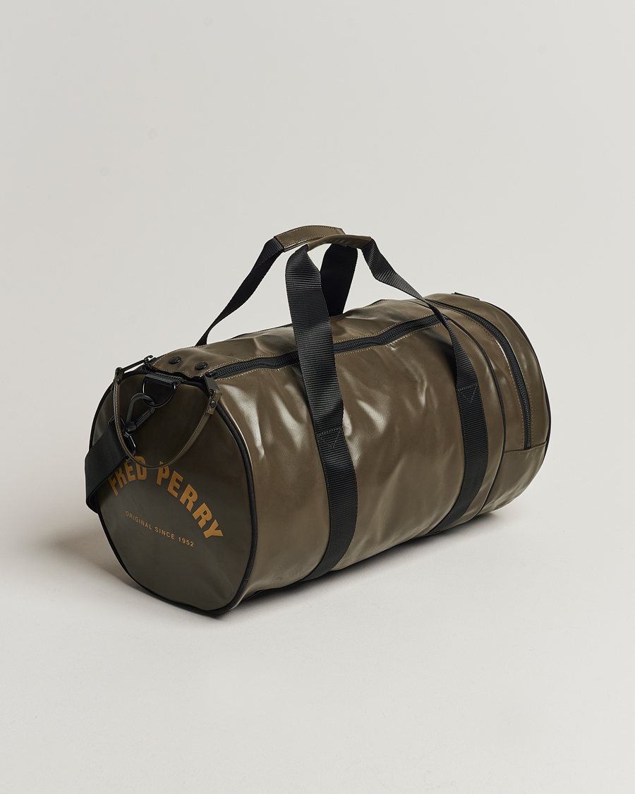 Mies | Fred Perry Tonal Classic Barrel Bag Uniform Green | Fred Perry | Tonal Classic Barrel Bag Uniform Green