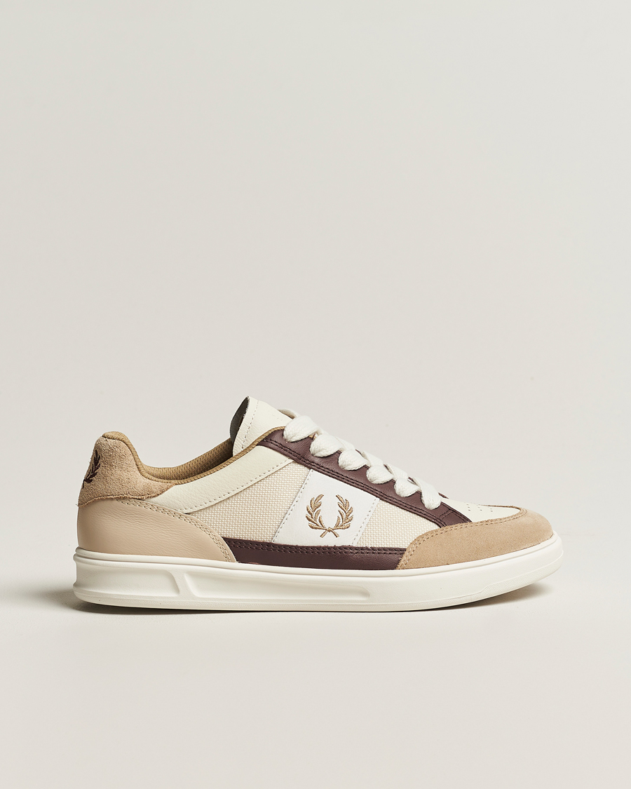 Mies | Fred Perry B440 Sneaker White/Beige | Fred Perry | B440 Sneaker White/Beige