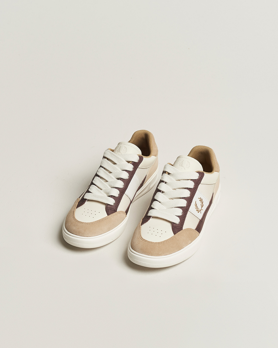 Mies | Fred Perry B440 Sneaker White/Beige | Fred Perry | B440 Sneaker White/Beige