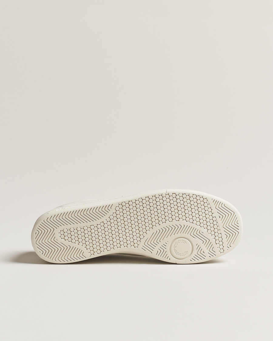 Mies | Fred Perry B721 Leather Sneaker Porcelain/Brick Red | Fred Perry | B721 Leather Sneaker Porcelain/Brick Red