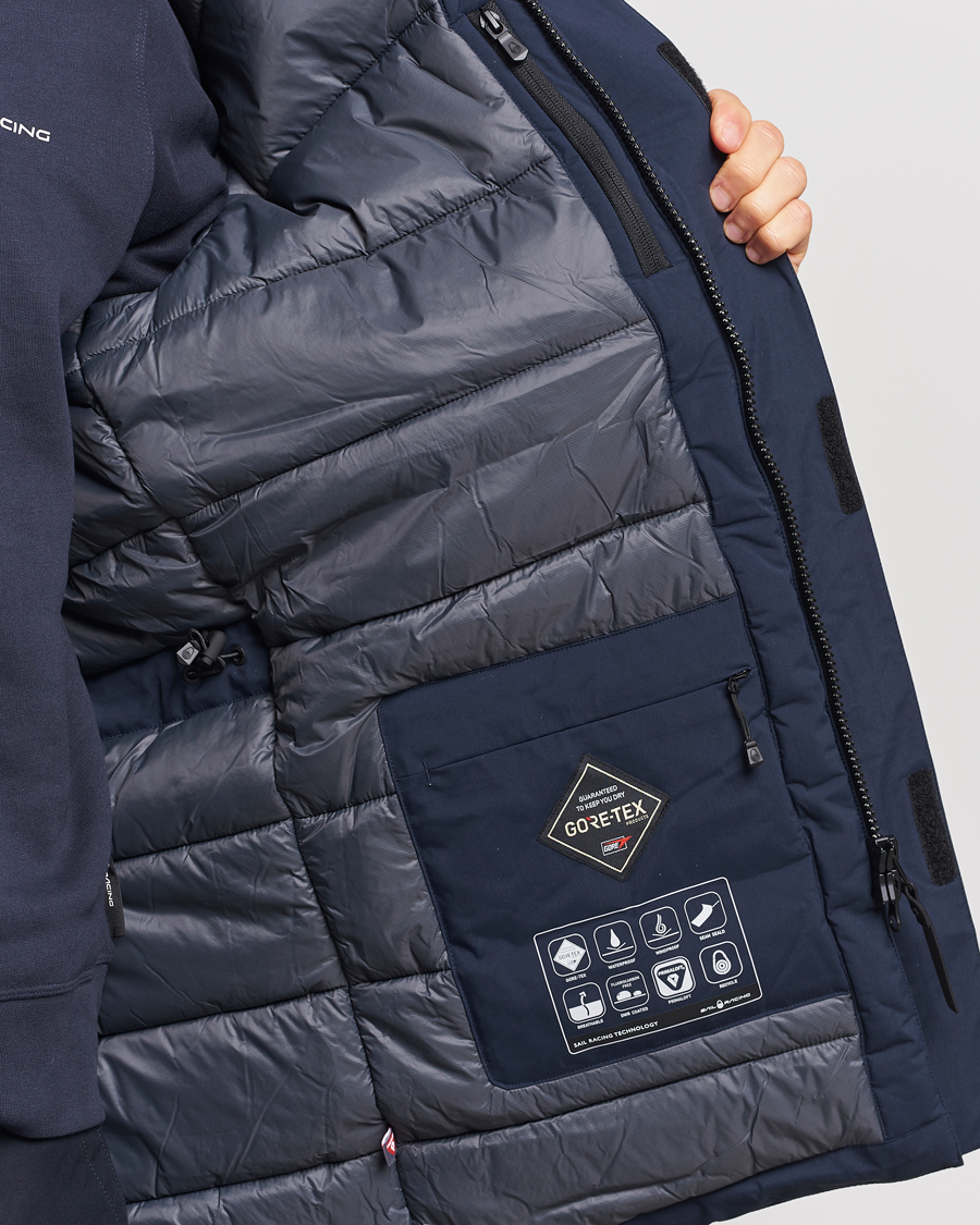 Mies | Takit | Sail Racing | Glacier Bay Gore-Tex Parka Dark Navy