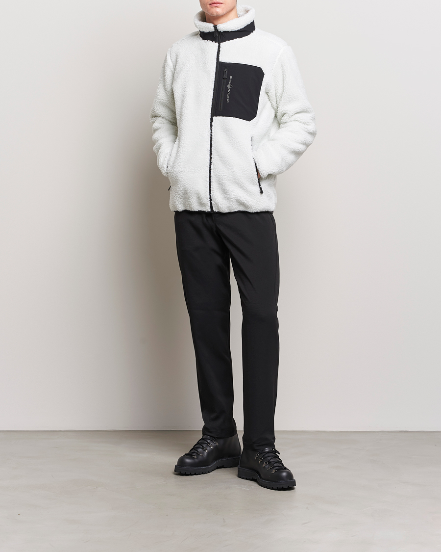 Mies | Puserot | Sail Racing | Bowman Pile Full Zip Storm White