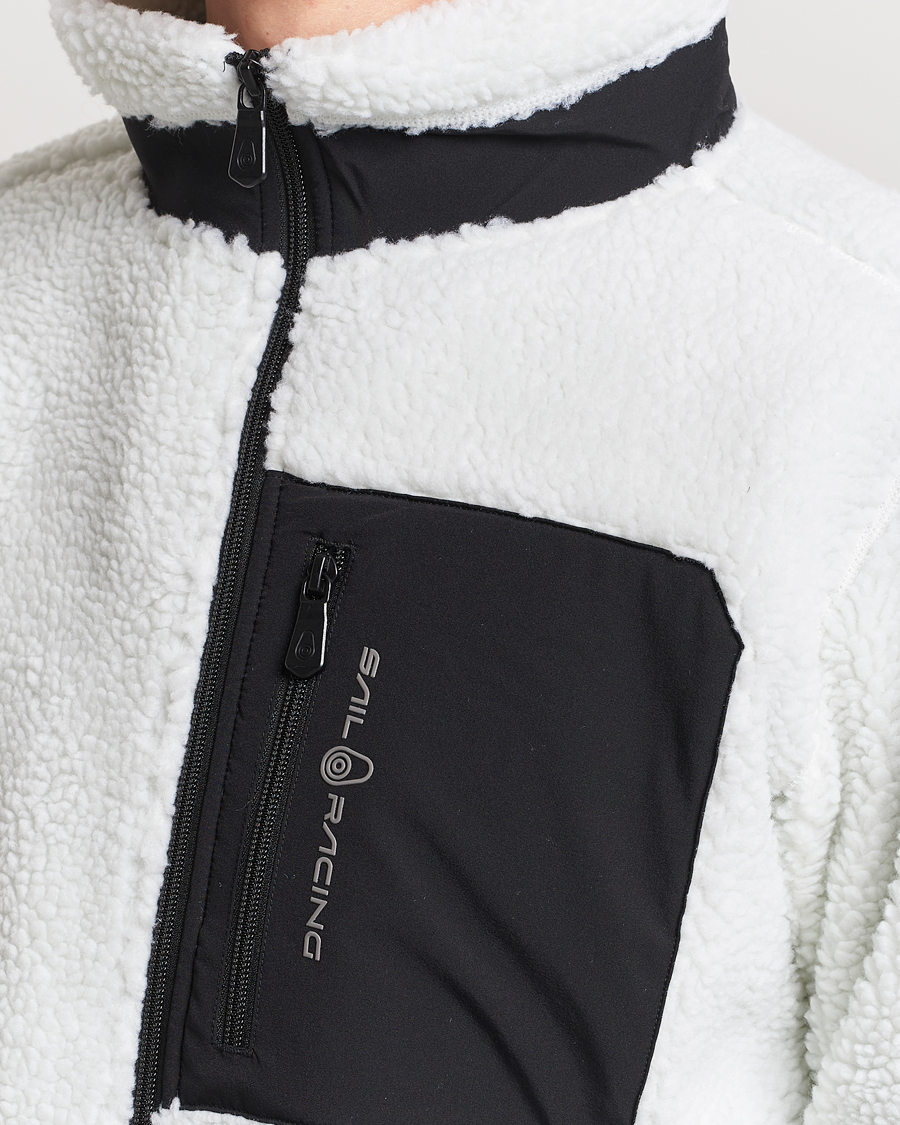 Mies | Puserot | Sail Racing | Bowman Pile Full Zip Storm White