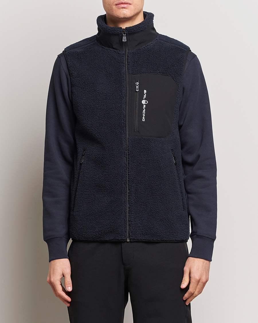 Mies | Ulkoliivit | Sail Racing | Bowman Pile Zip Vest Dark Navy
