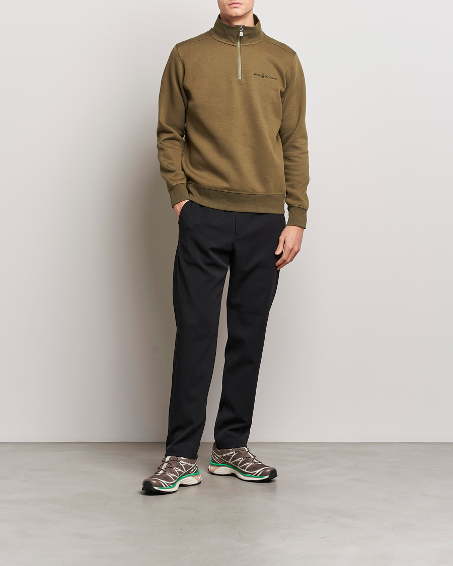 Mies | Puserot | Sail Racing | Bowman Half Zip Dusty Green
