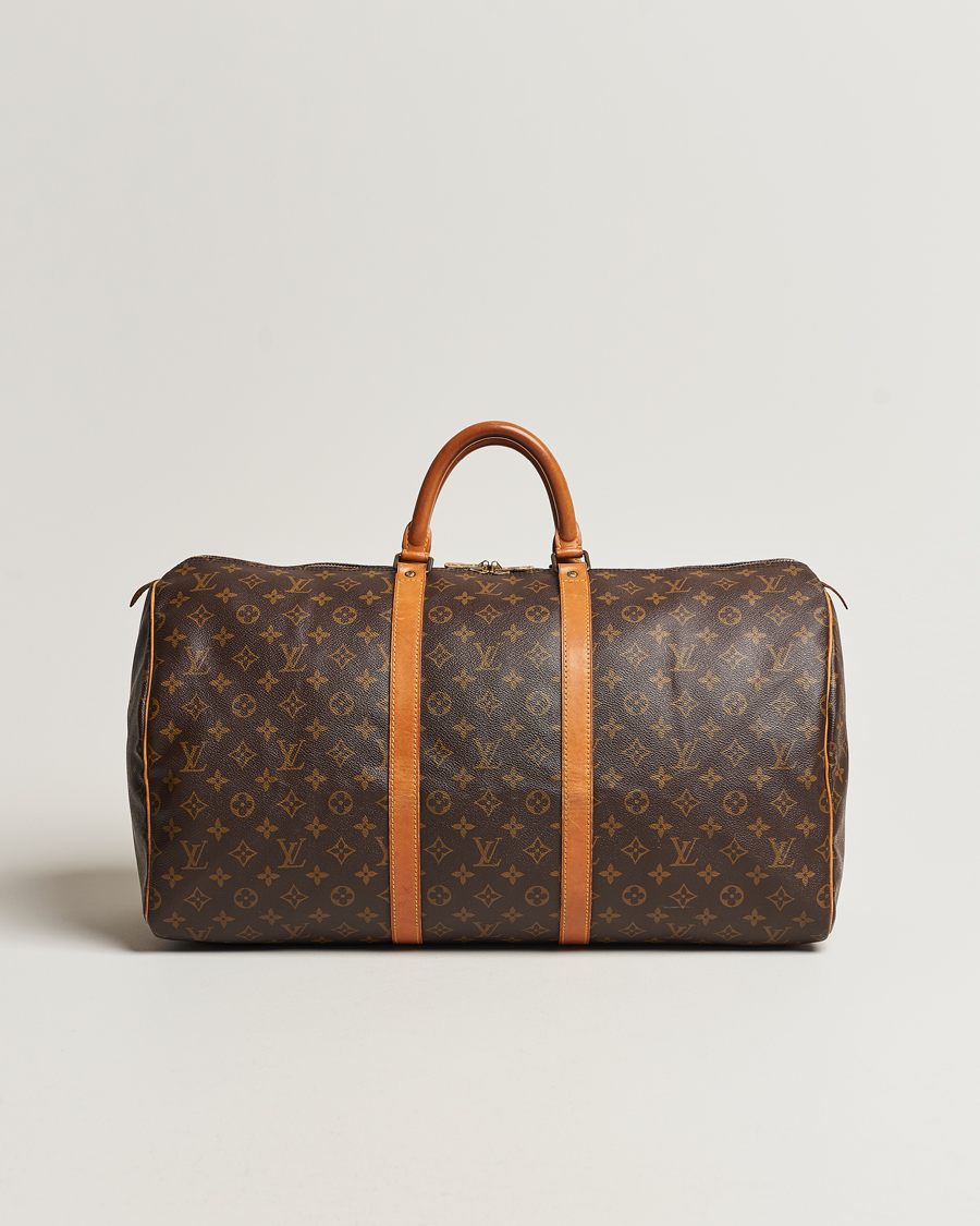 Mies | Louis Vuitton Pre-Owned Keepall 55 Bag Monogram | Louis Vuitton Pre-Owned | Keepall 55 Bag Monogram