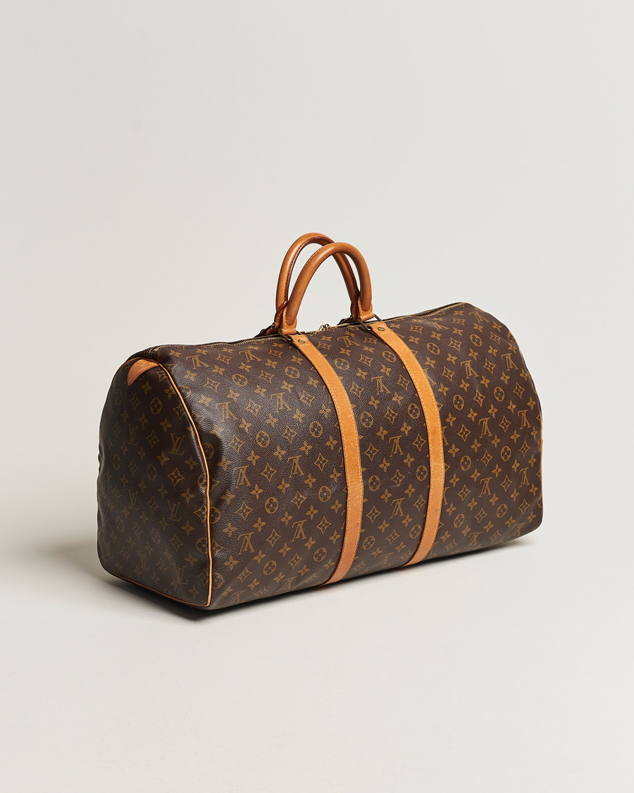 Mies | Louis Vuitton Pre-Owned Keepall 55 Bag Monogram | Louis Vuitton Pre-Owned | Keepall 55 Bag Monogram