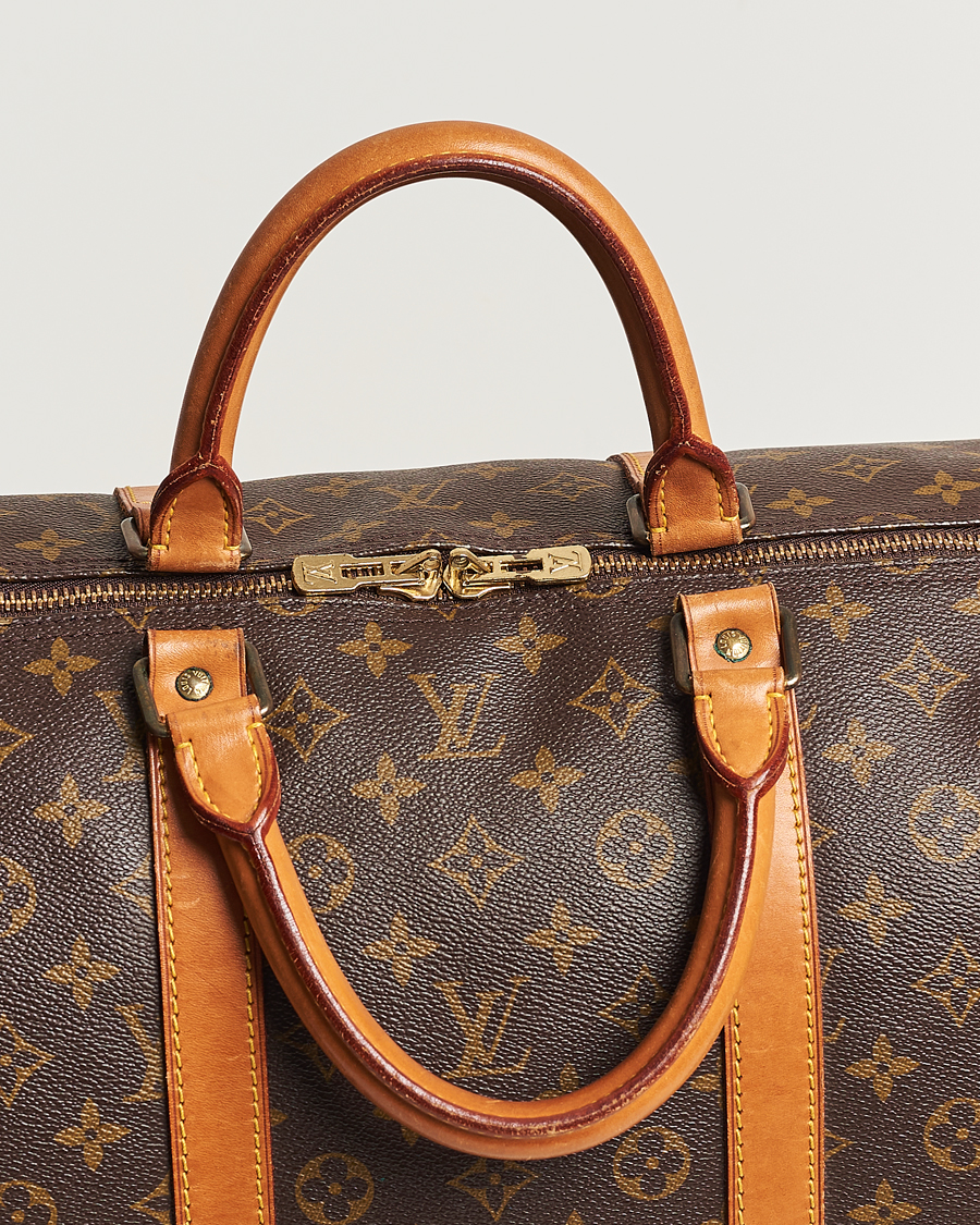 Mies | Louis Vuitton Pre-Owned Keepall 55 Bag Monogram | Louis Vuitton Pre-Owned | Keepall 55 Bag Monogram