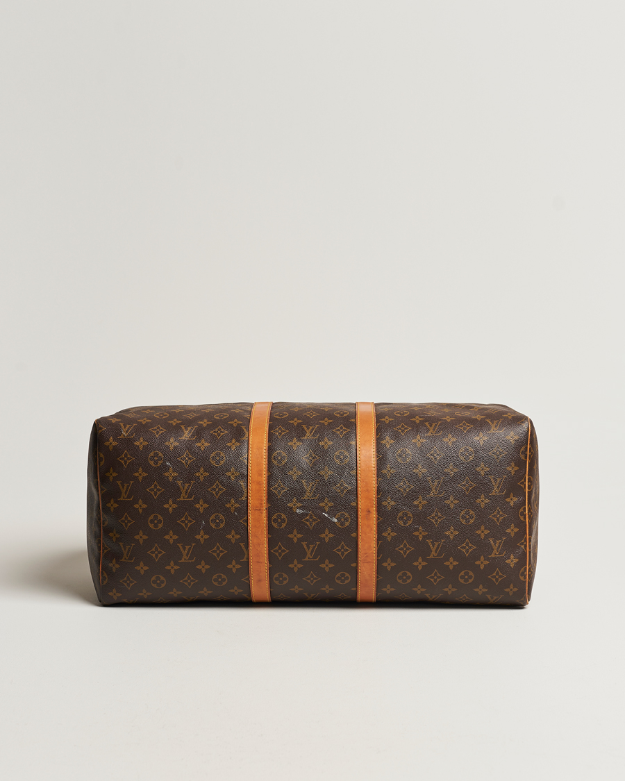 Mies | Louis Vuitton Pre-Owned Keepall 55 Bag Monogram | Louis Vuitton Pre-Owned | Keepall 55 Bag Monogram