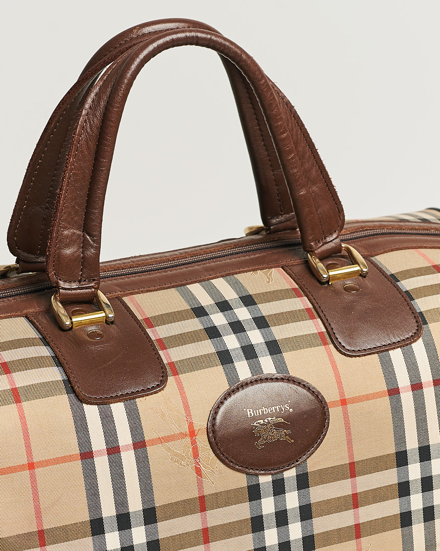 Mies | Burberry Pre-Owned Duffle Bag Haymarket Check | Burberry Pre-Owned | Duffle Bag Haymarket Check