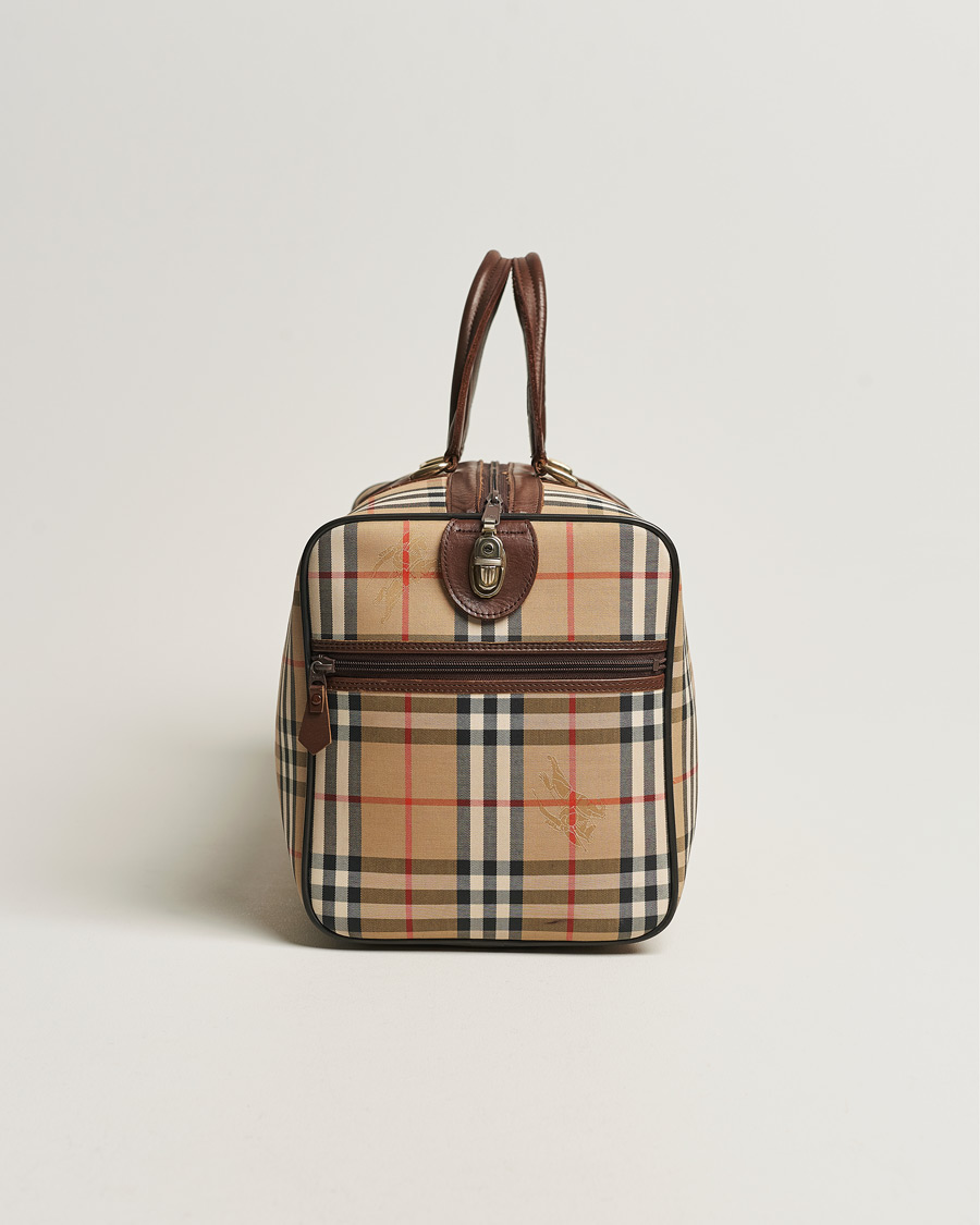 Mies | Burberry Pre-Owned Duffle Bag Haymarket Check | Burberry Pre-Owned | Duffle Bag Haymarket Check