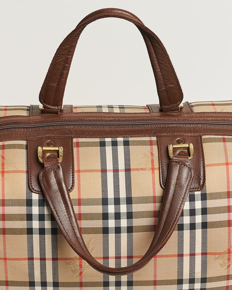 Mies | Burberry Pre-Owned Duffle Bag Haymarket Check | Burberry Pre-Owned | Duffle Bag Haymarket Check