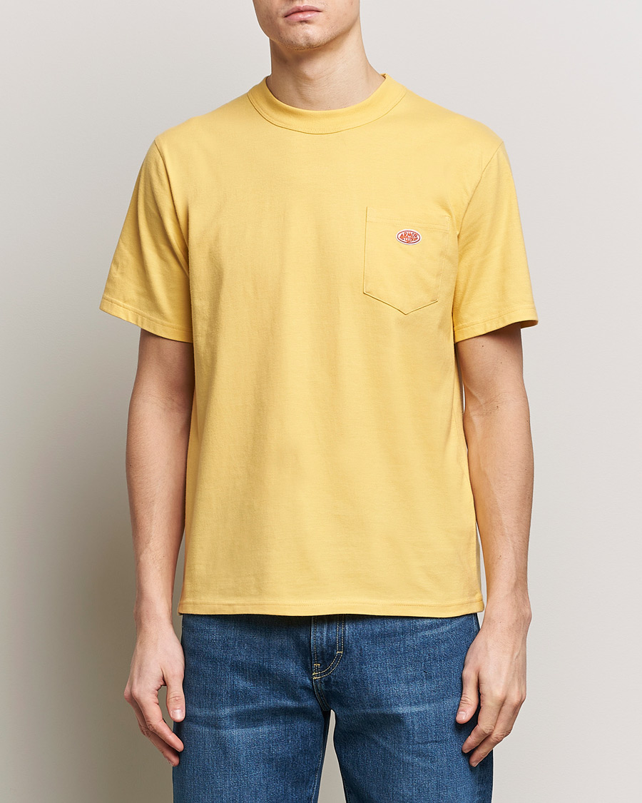 Mies | Lyhythihaiset t-paidat | Armor-lux | Callac Pocket T-Shirt Yellow