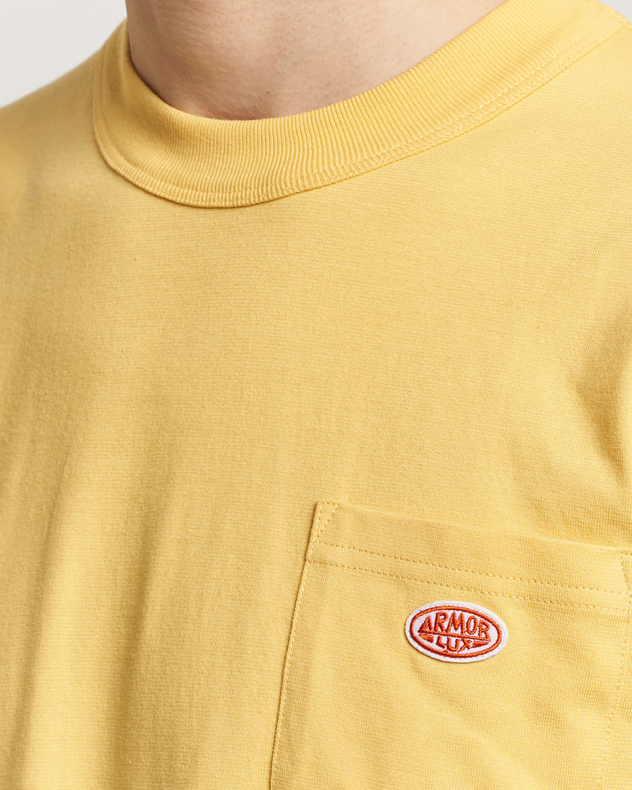 Mies | T-paidat | Armor-lux | Callac Pocket T-Shirt Yellow