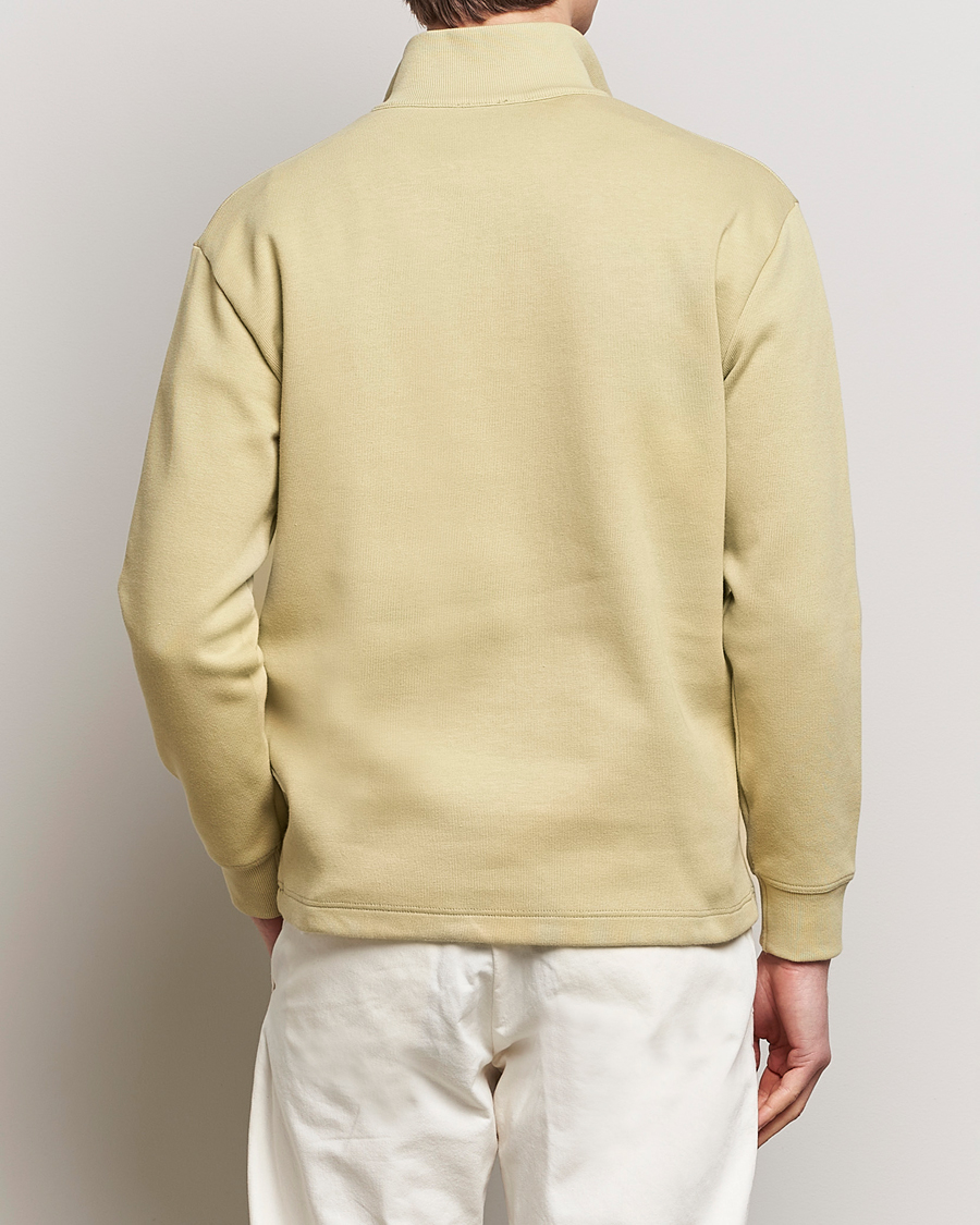 Mies | Puserot | Armor-lux | Camionneur Cotton Half Zip Sweater Pale Olive