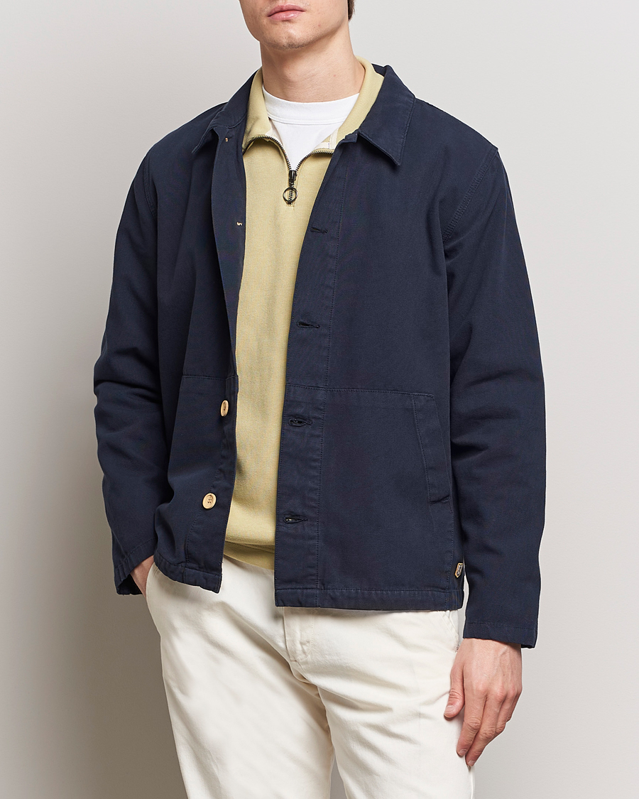 Mies | Kauluspaidat | Armor-lux | Veste Pecheur Heritage Overshirt Deep Marine