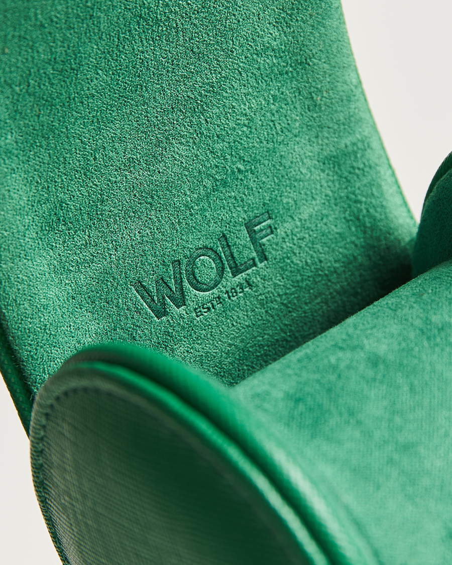 Mies | WOLF Single Watch Roll Green | WOLF | Single Watch Roll Green