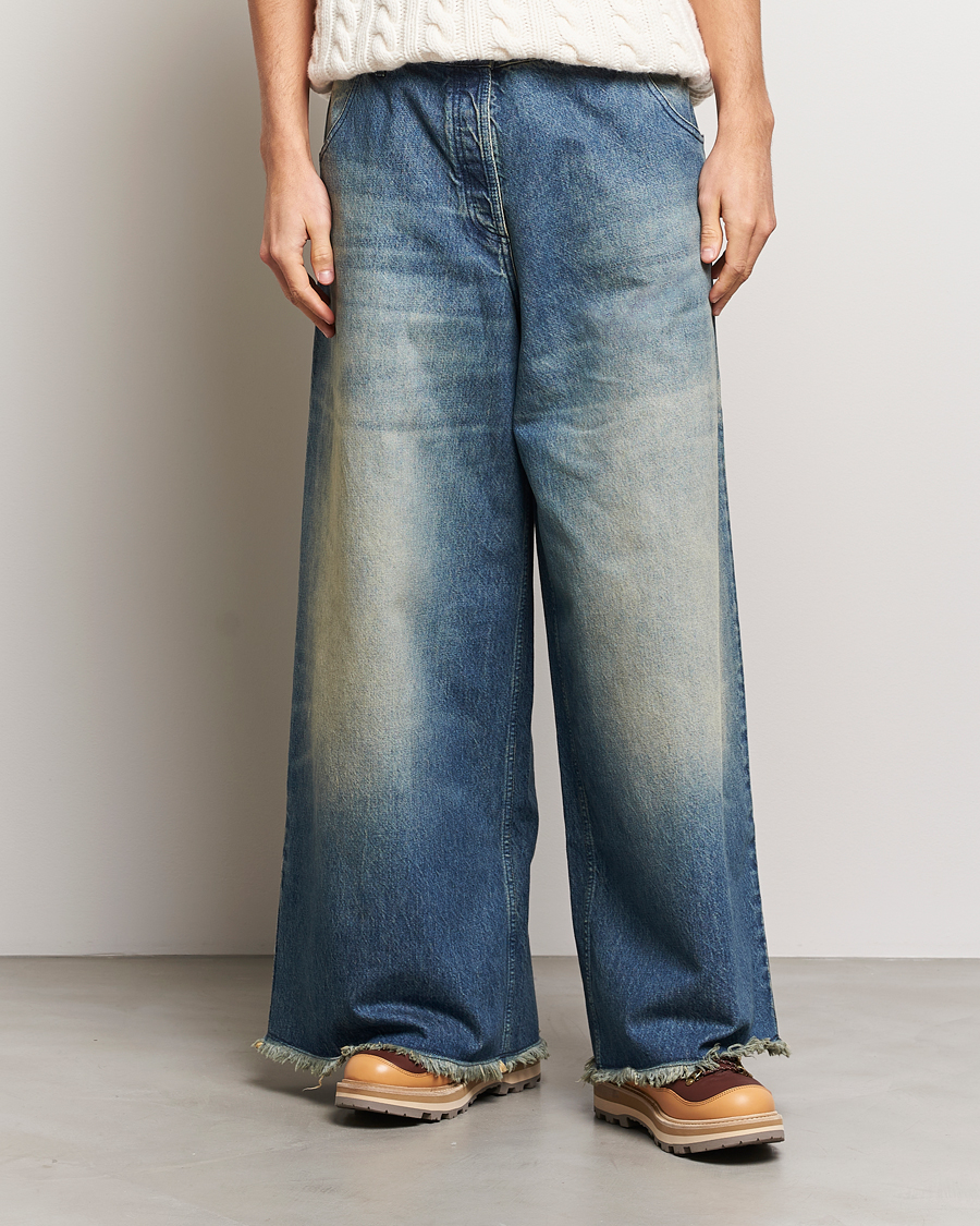 Mies |  | Moncler Genius | Wide Jeans Mid Blue