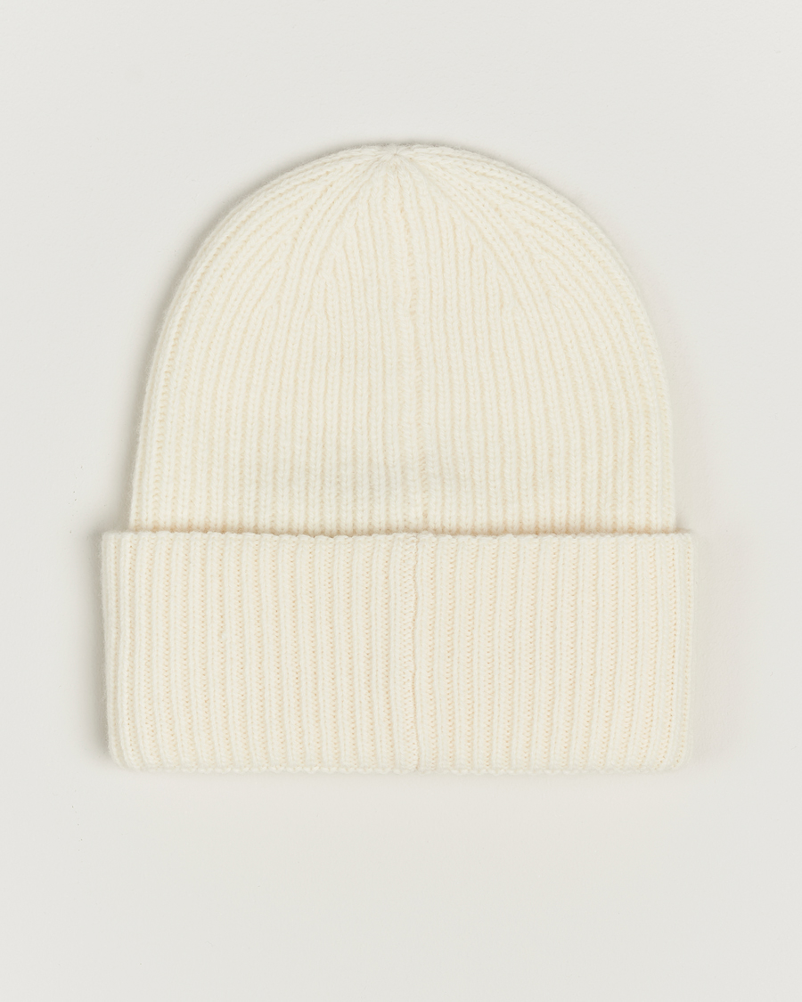 Mies | Moncler Genius Rib Knit Beanie Off White | Moncler Genius | Rib Knit Beanie Off White