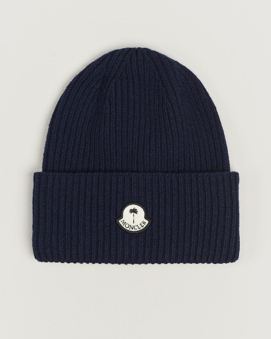 Mies | Moncler Genius Rib Knit Beanie Navy | Moncler Genius | Rib Knit Beanie Navy