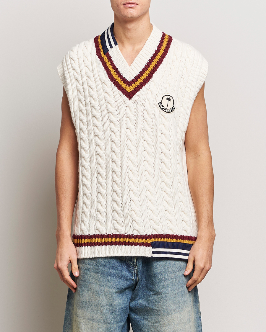 Mies | Puserot | Moncler Genius | Patchwork Crickett Vest Off White