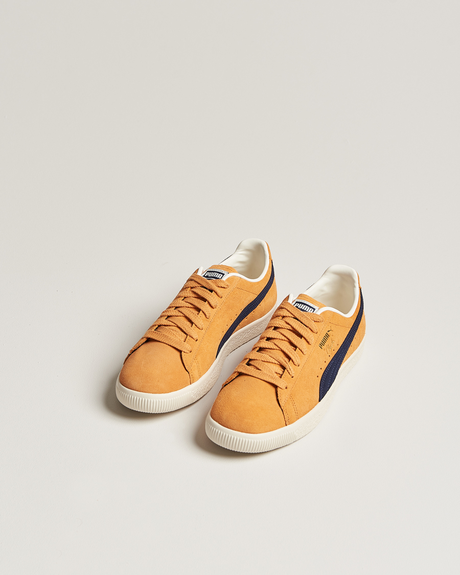 Mies | Puma Clyde OG Suede Sneaker Clementine/Navy | Puma | Clyde OG Suede Sneaker Clementine/Navy