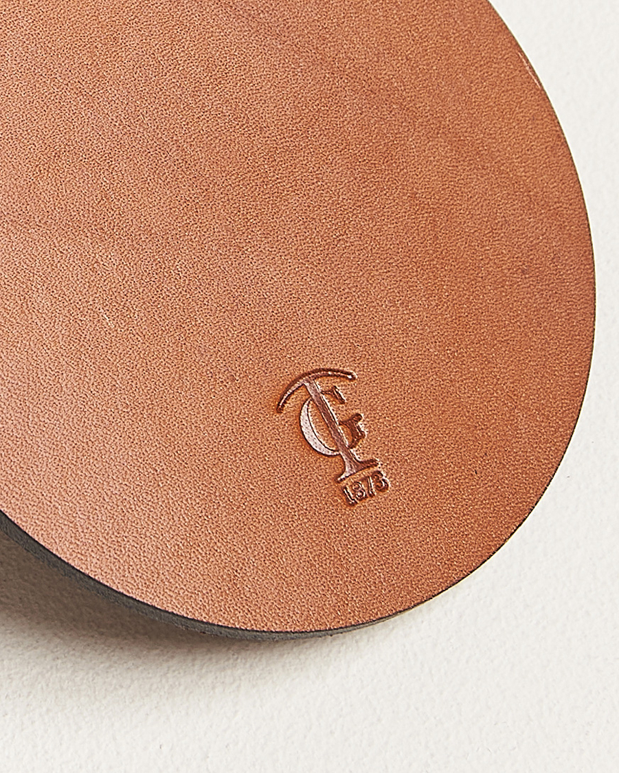 Mies | Kotiin | Tärnsjö Garveri | Leather Coaster Set 006 Light Brown