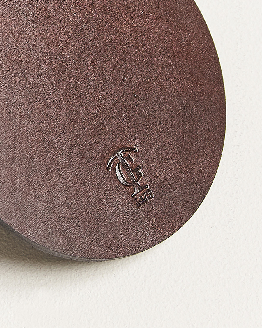 Mies | Kotiin | Tärnsjö Garveri | Leather Coaster Set 006 Dark Brown