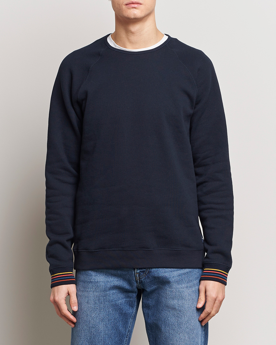 Mies | Puserot | Paul Smith | Artist Rib Crew Neck Sweatshirt Navy