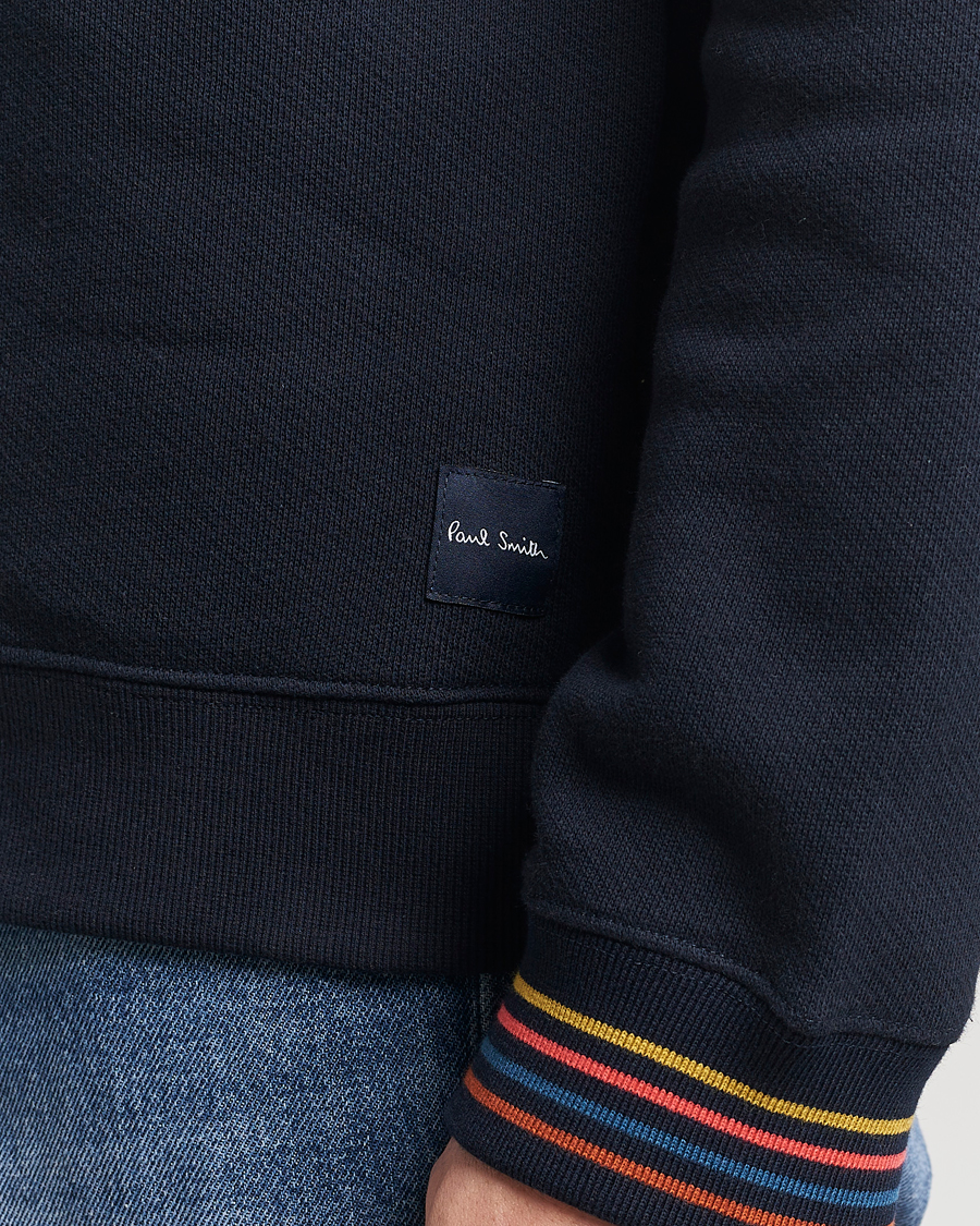 Mies | Puserot | Paul Smith | Artist Rib Crew Neck Sweatshirt Navy