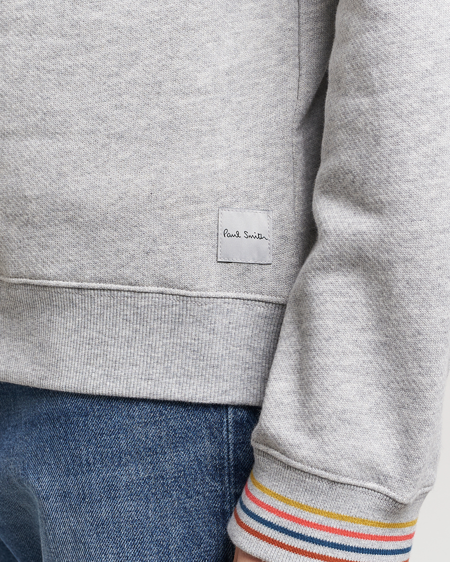 Mies | Puserot | Paul Smith | Artist Rib Crew Neck Sweatshirt Grey Melange