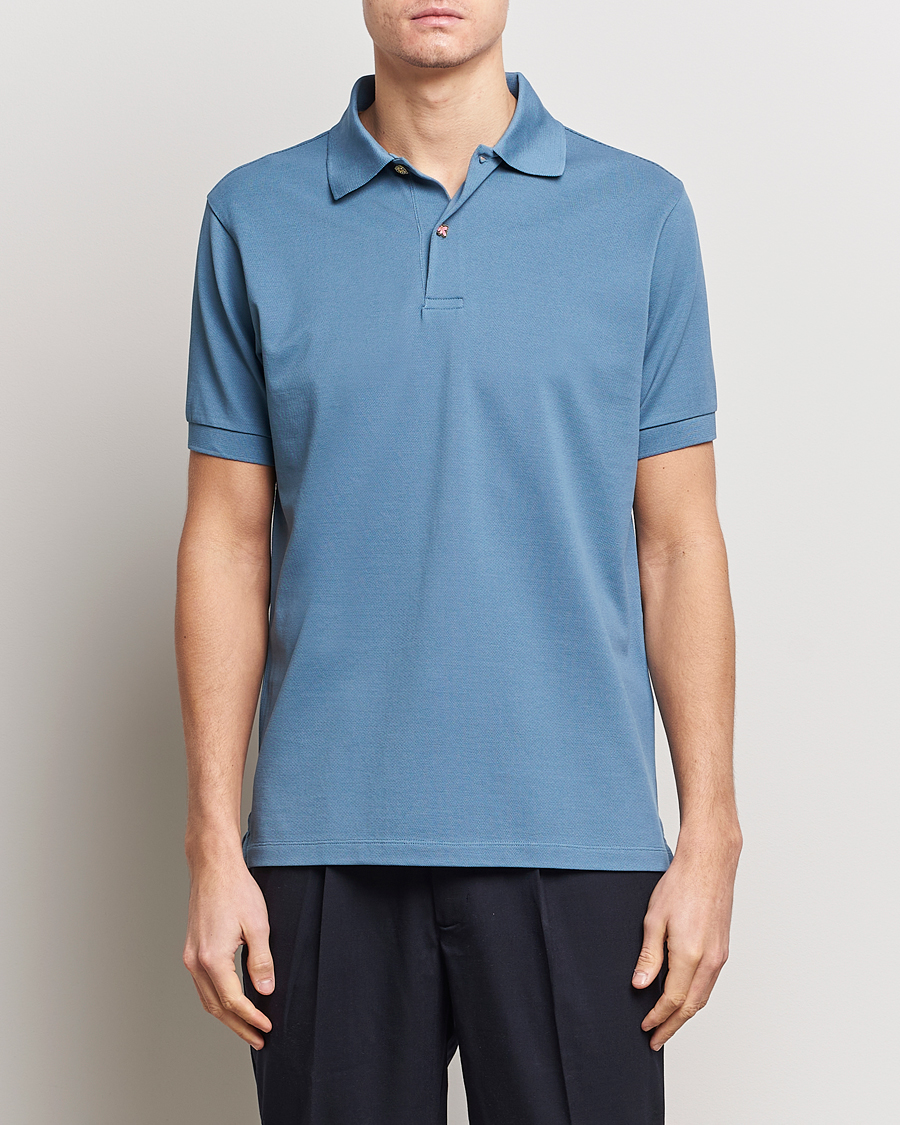 Mies | Pikeet | Paul Smith | Charm Button Polo Light Blue