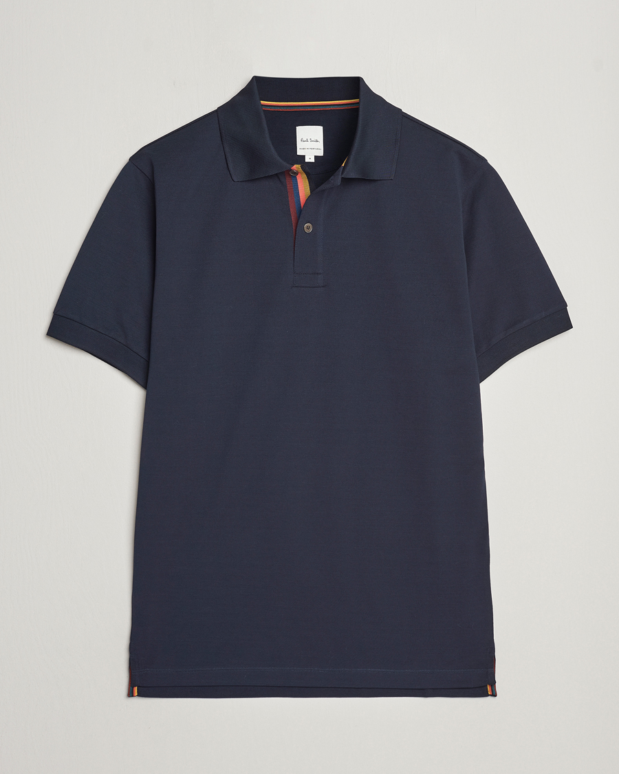 Mies | Pikeet | Paul Smith | Placket Stripe Polo Navy