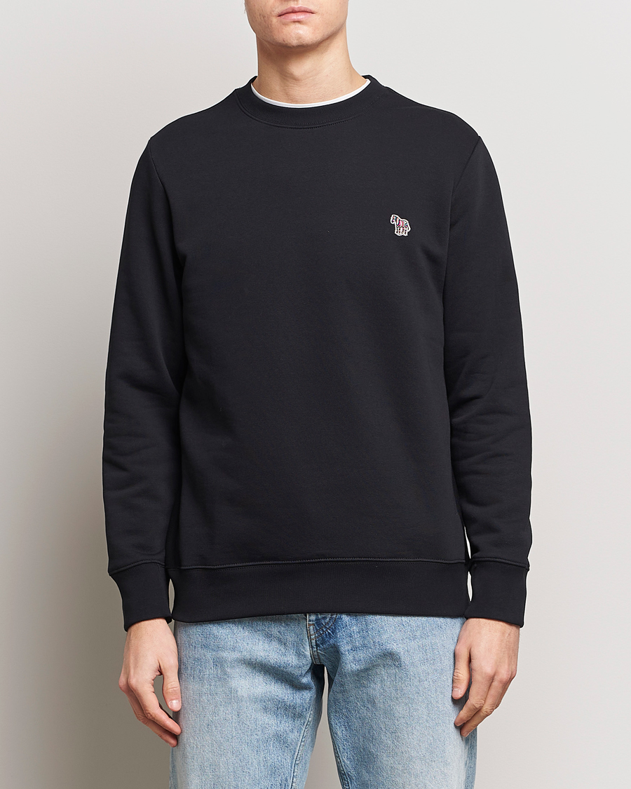 Mies | Collegepuserot | PS Paul Smith | Zebra Organic Cotton Sweatshirt Black