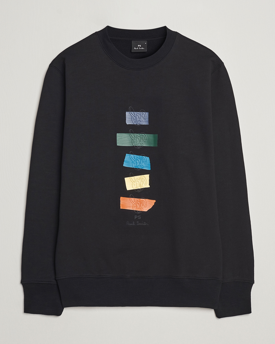 Mies | Puserot | PS Paul Smith | Rabbits Crew Neck Sweatshirt Black