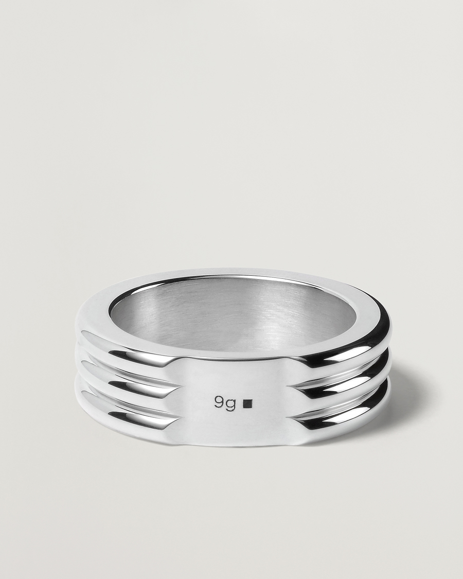 Mies | LE GRAMME Godron Ring Sterling Silver 9g | LE GRAMME | Godron Ring Sterling Silver 9g