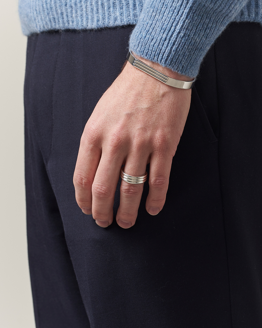 Mies | Contemporary Creators | LE GRAMME | Godron Ring Sterling Silver 9g