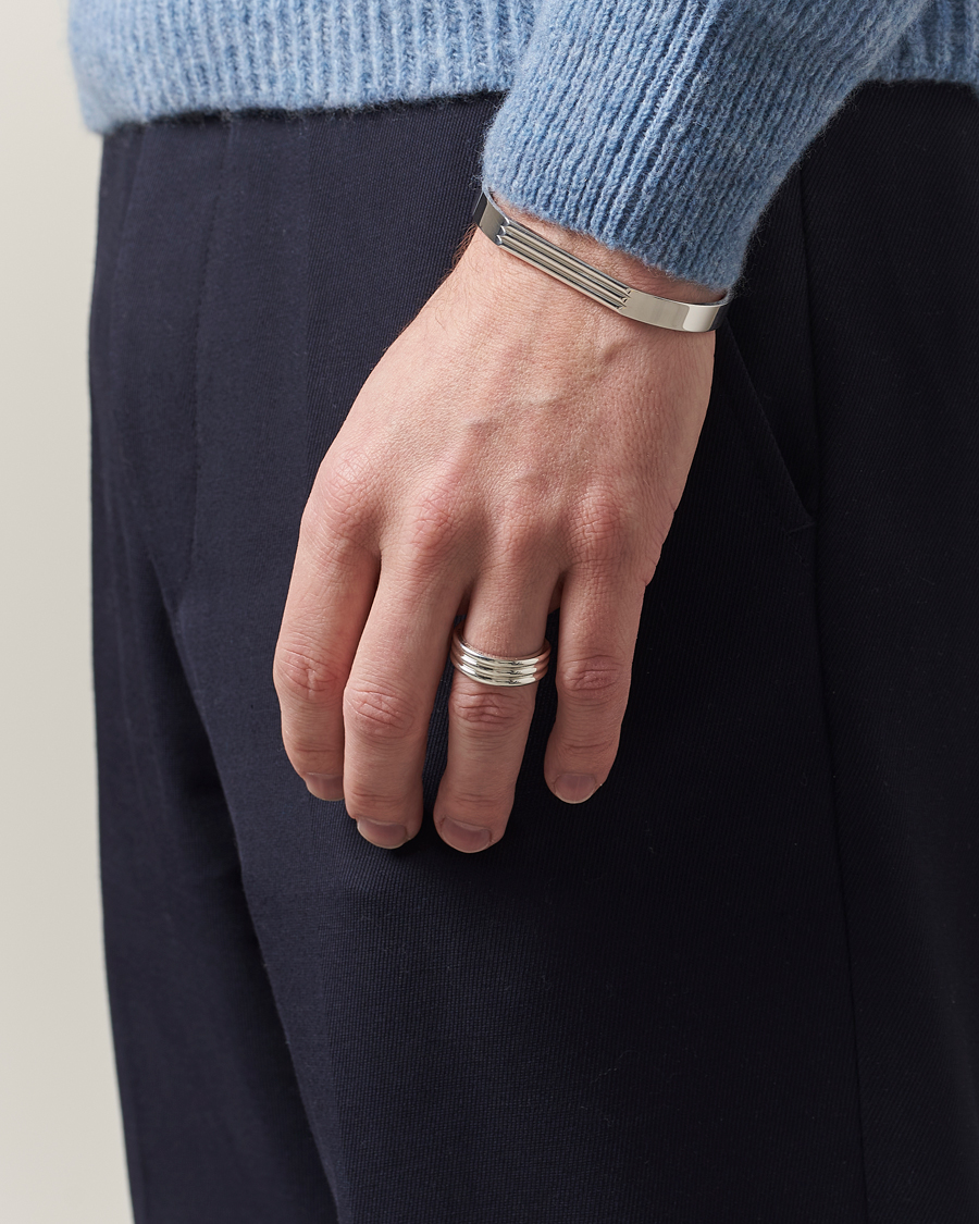 Mies | LE GRAMME Godron Ring Sterling Silver 9g | LE GRAMME | Godron Ring Sterling Silver 9g