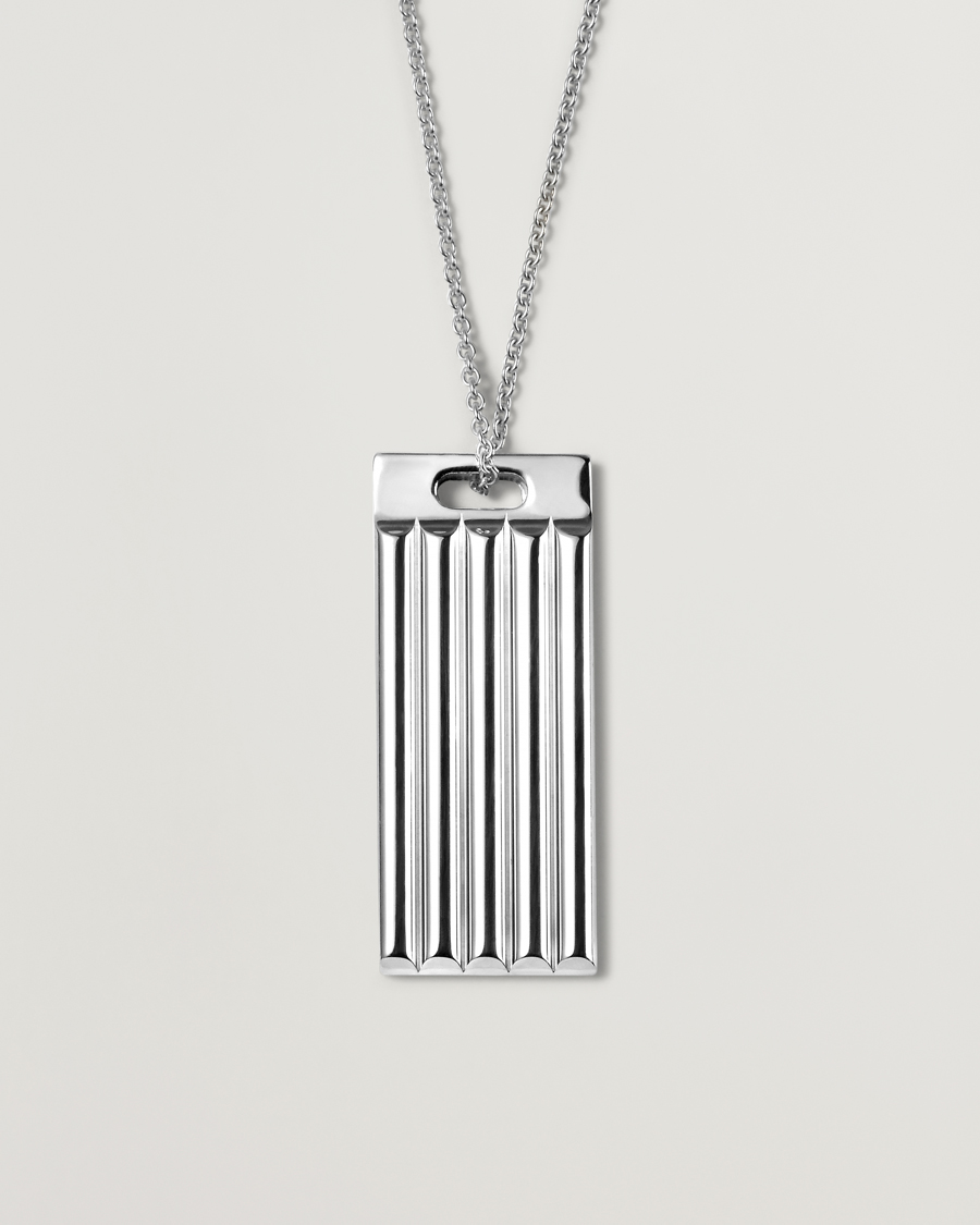 Mies | LE GRAMME Godron Necklace Sterling Silver 8g | LE GRAMME | Godron Necklace Sterling Silver 8g
