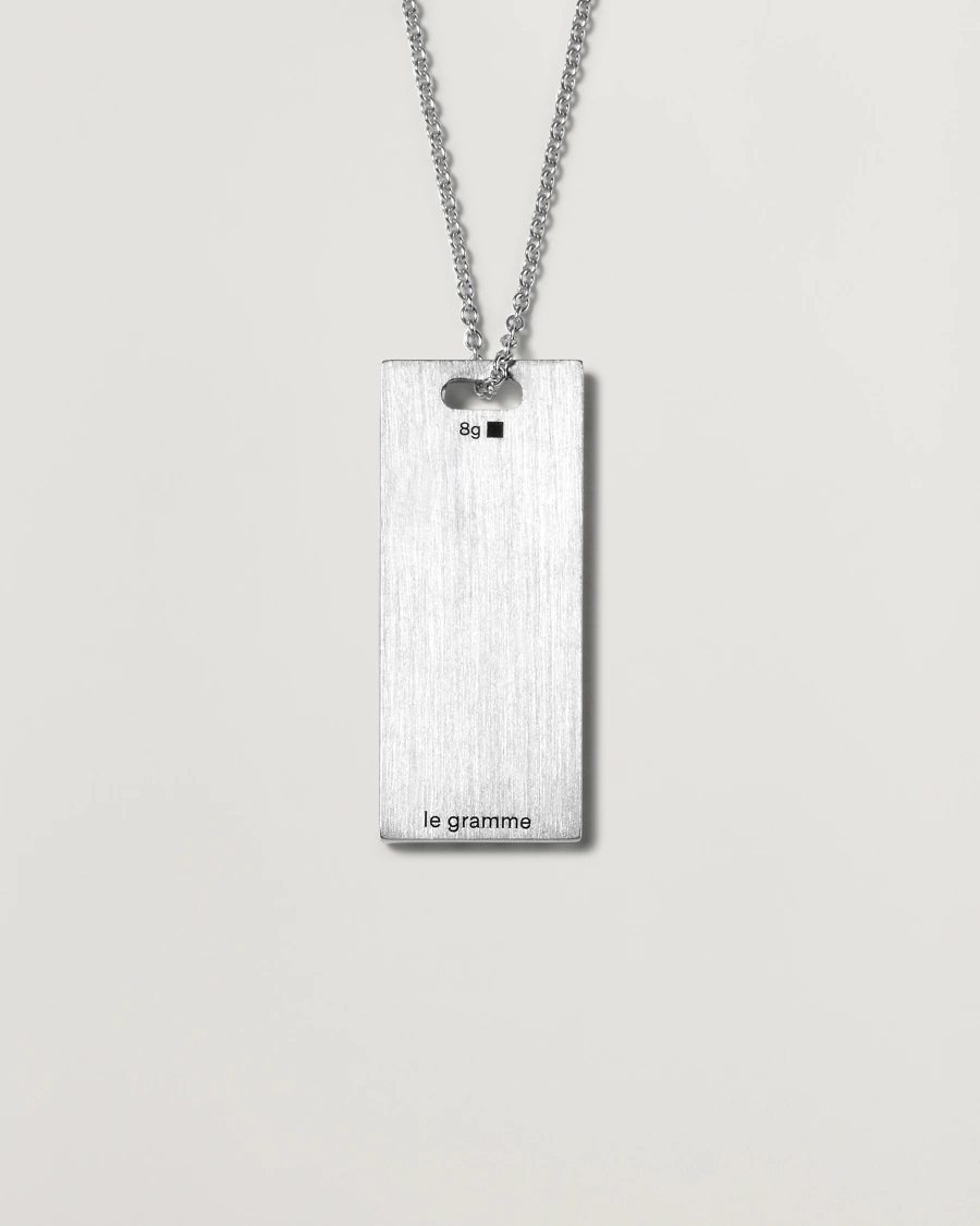 Mies | Asusteet | LE GRAMME | Godron Necklace Sterling Silver 8g