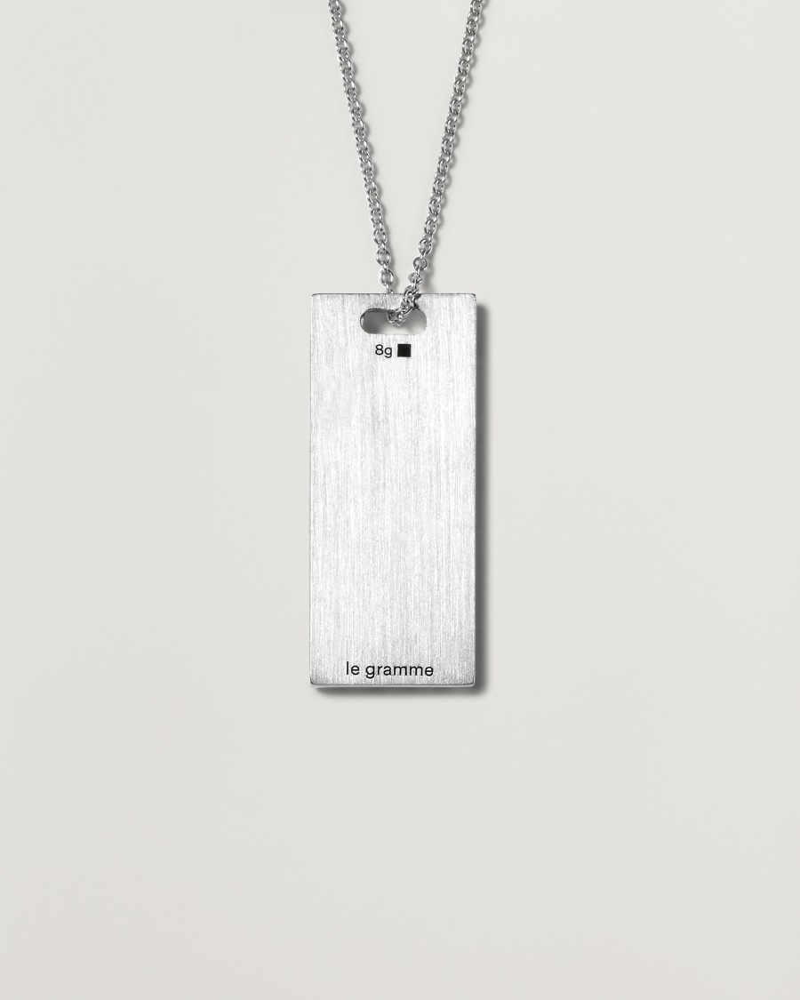 Mies | LE GRAMME Godron Necklace Sterling Silver 8g | LE GRAMME | Godron Necklace Sterling Silver 8g