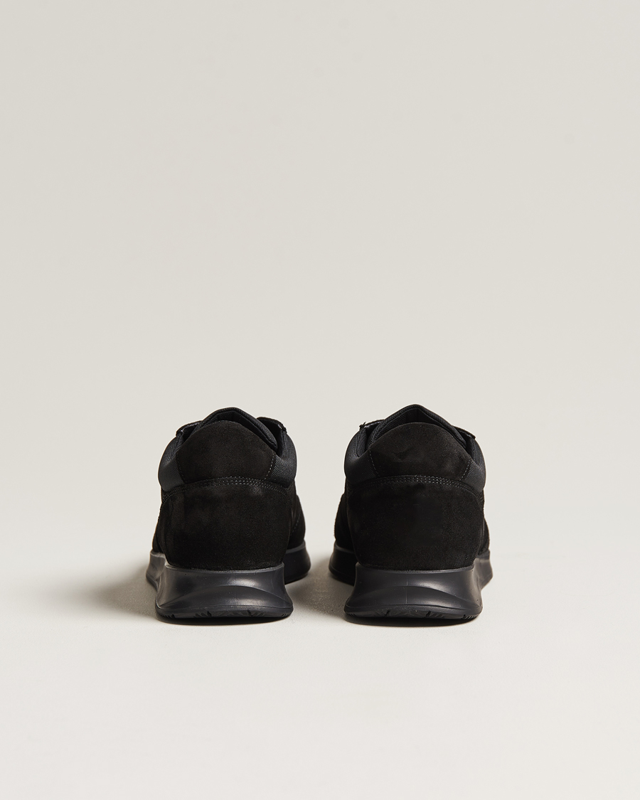 Mies | Myrqvist Stensund Running Sneaker Black Suede | Myrqvist | Stensund Running Sneaker Black Suede