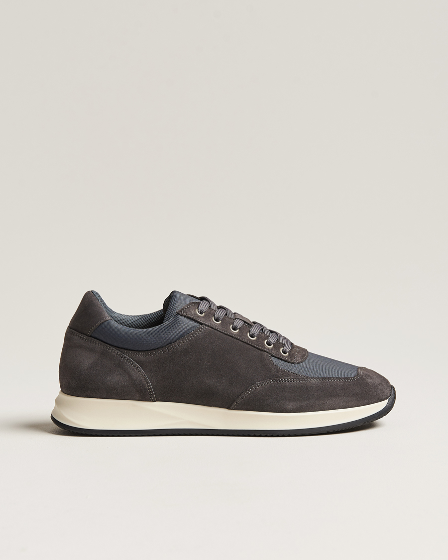 Mies | Tennarit | Myrqvist | Stensund Running Sneaker Dark Grey Suede