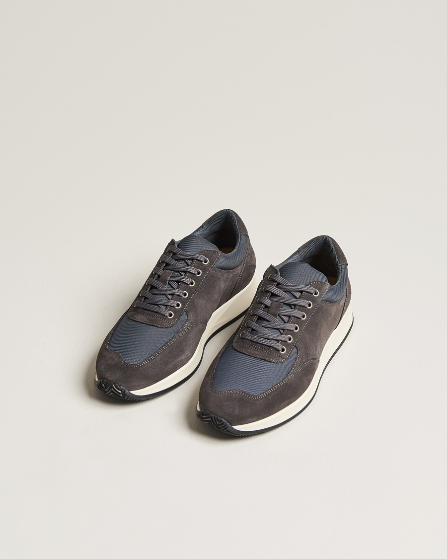 Mies | Tennarit | Myrqvist | Stensund Running Sneaker Dark Grey Suede