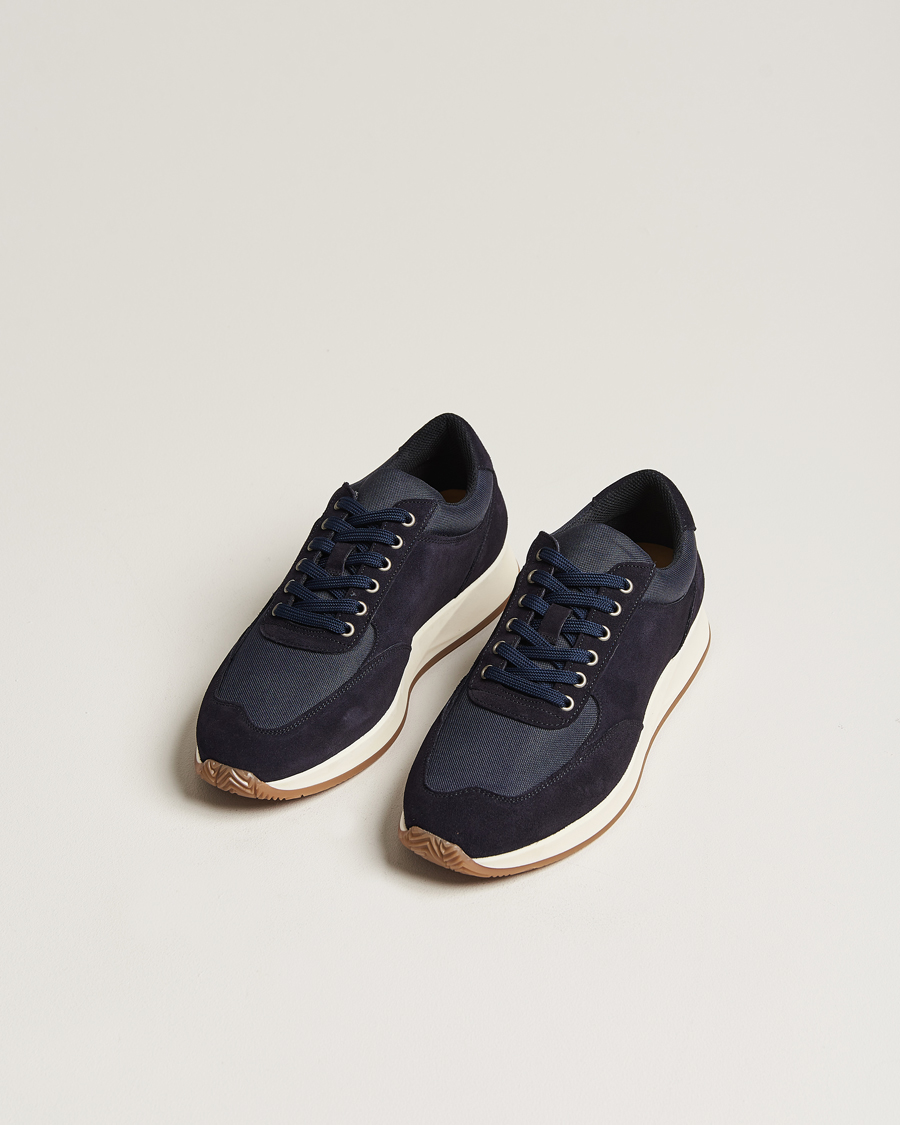 Mies | Tennarit | Myrqvist | Stensund Running Sneaker Navy Suede