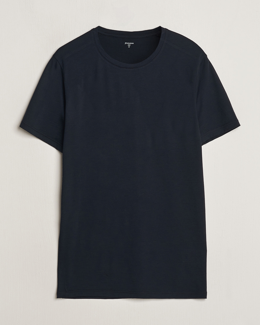Mies | T-paidat | Houdini | Desoli Merino T-Shirt True Black