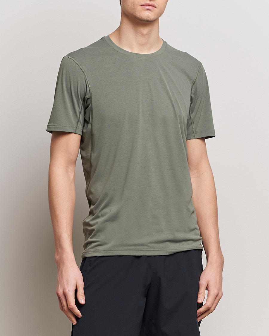 Mies |  | Houdini | Pace Air Featherlight T-Shirt Geyser Grey